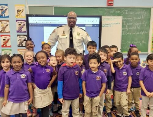 Captain Roberts at Clancy Maggiore Elementary School